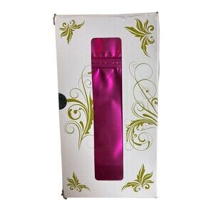 Metropolitan Stand-Up Bag Loose Tea Pouches Resealable 3 Oz 50 Pack Fuchsia Foil